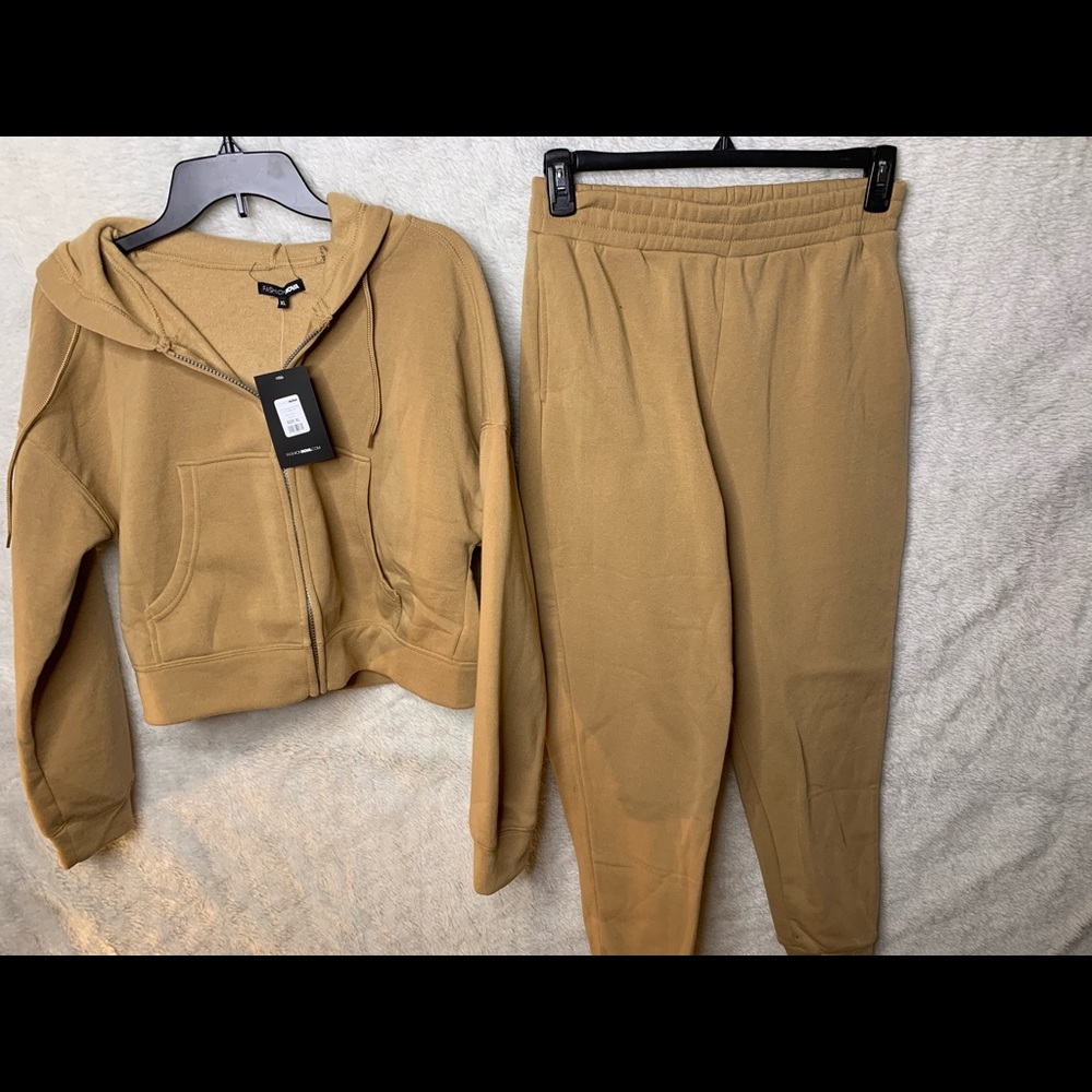 Two piece beige set